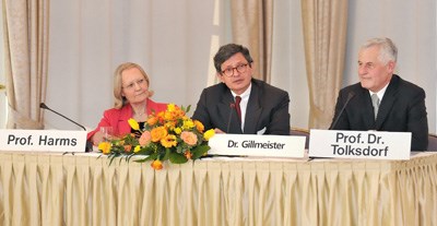 Prof. Monika Harms, Generalbundesanwältin beim Bundesgerichtshof, Dr. Ferdinand Gillmeister, Prof. Dr. Klaus Tolksdorf